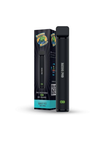 Vap Berry Ice de 150mg CBD 600 puffs de Iguana Smoke