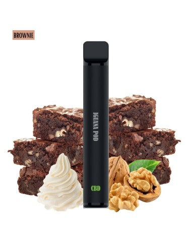 Vapper con sabor Brownie 150mg CBD 600 puffs de Iguana Smoke