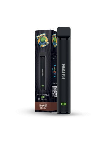 Vapper con sabor Brownie 150mg CBD 600 puffs de Iguana Smoke